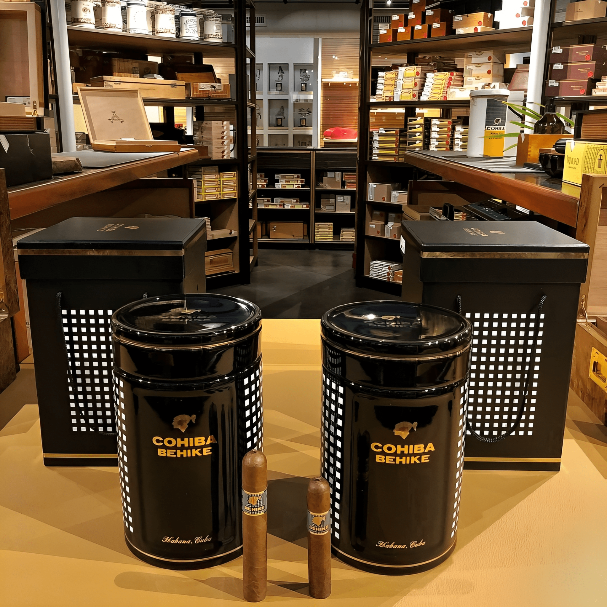 Cohiba Behike 56 Ceramic Jar (25 Cigars) - Image 2