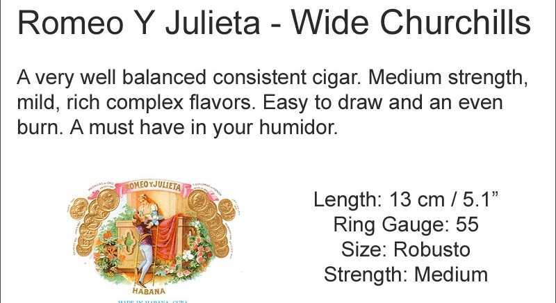 Romeo y Julieta Wide Churchills - Image 3