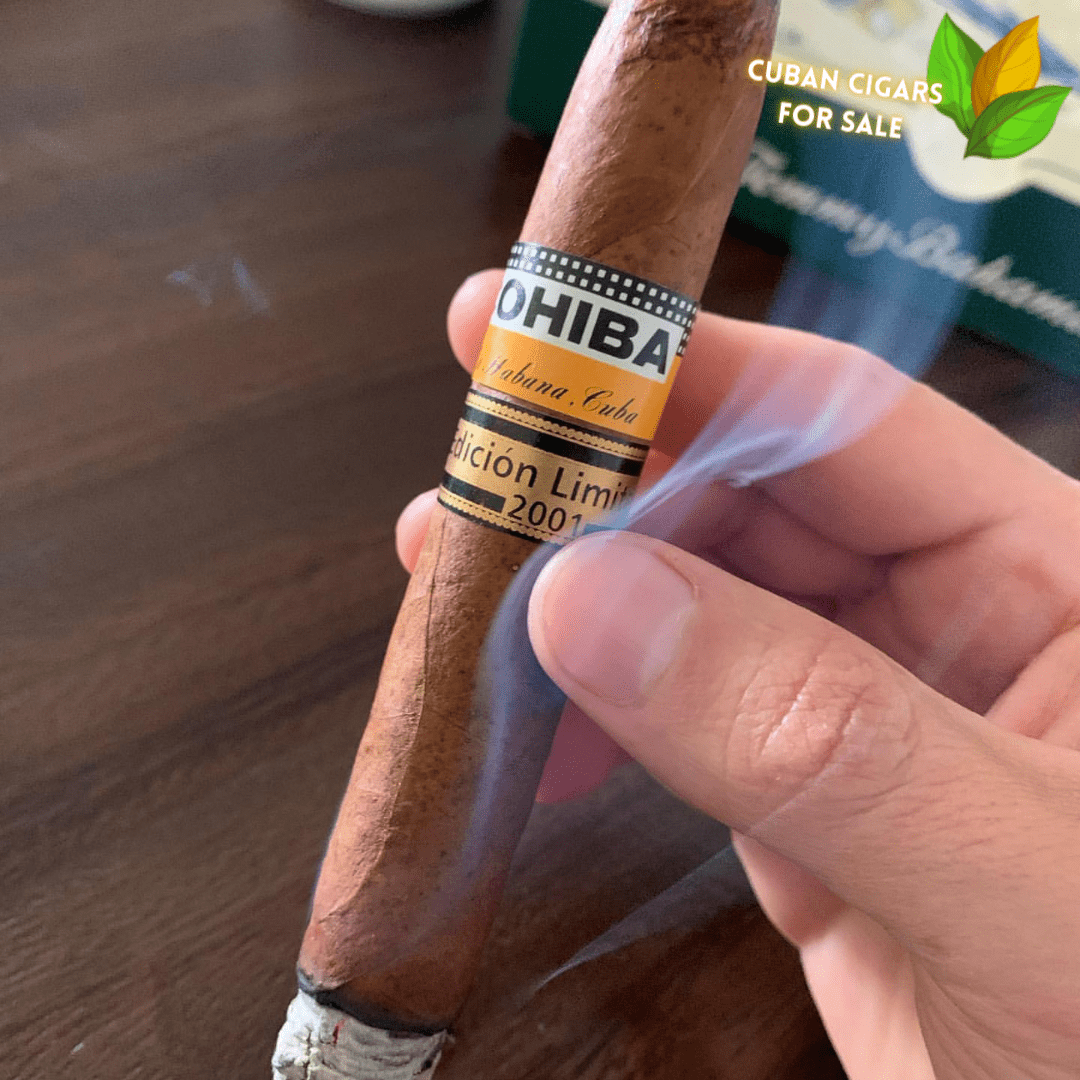 Cohiba Piramides limited edition 2001 Cuban Cigars - Detail View