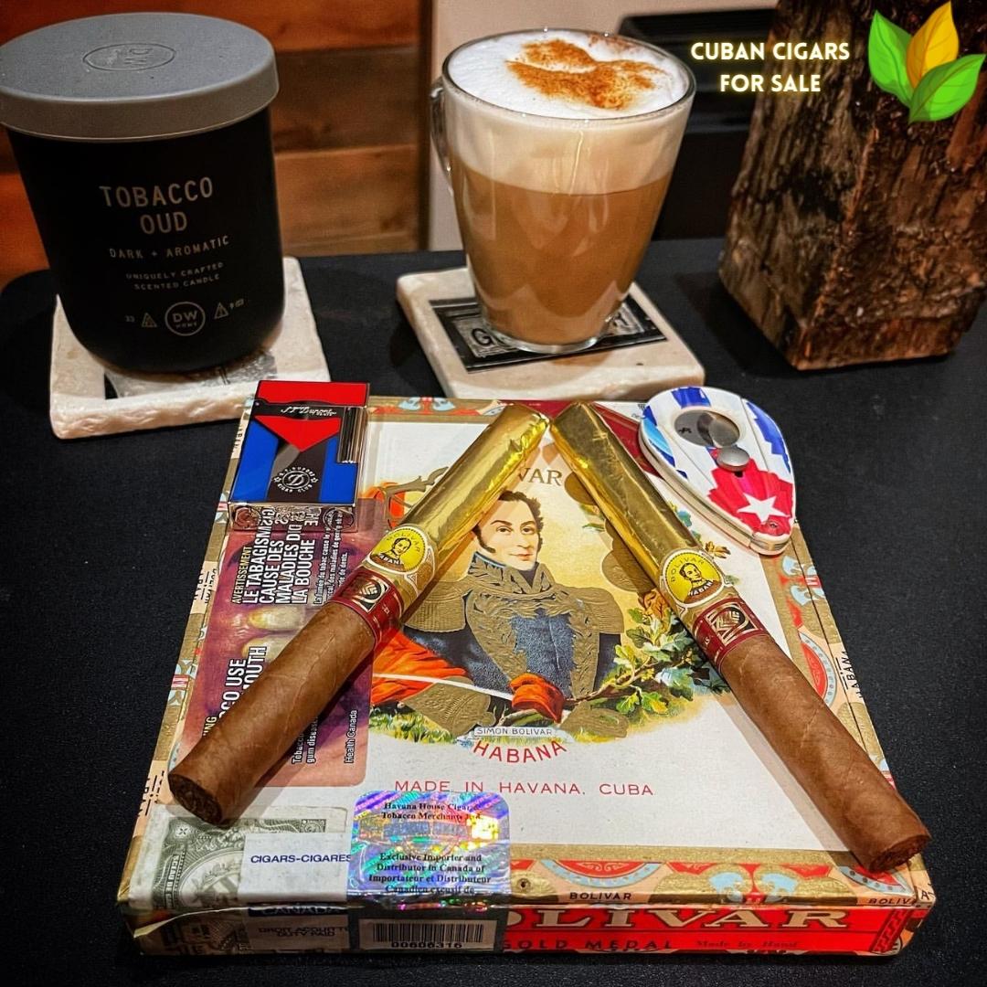 Bolivar Gold Medal Cigar Close-up - Premium Quality