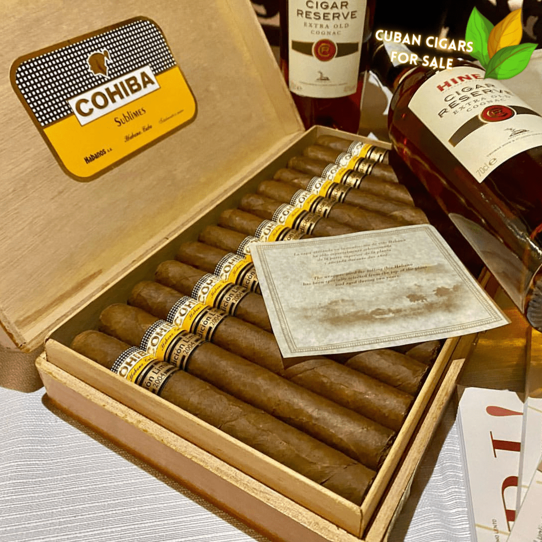 Cohiba Sublimes "Limited Edition 2004" VINTAGE Box View - Authentic Habanos