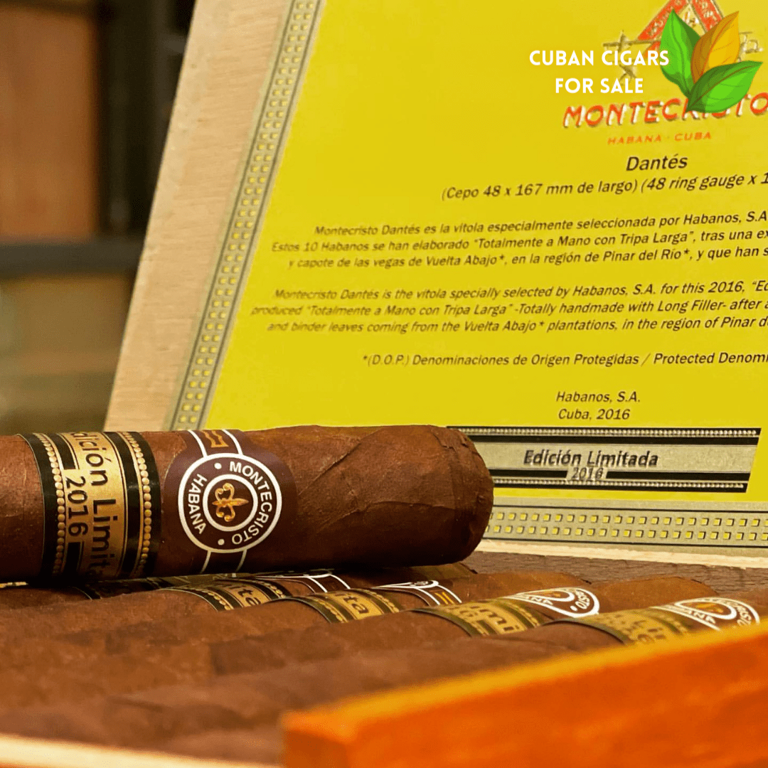 Montecristo Dantes Limited Edition 2016 6 Partagas Salomon Cuban Cigar - Image 1