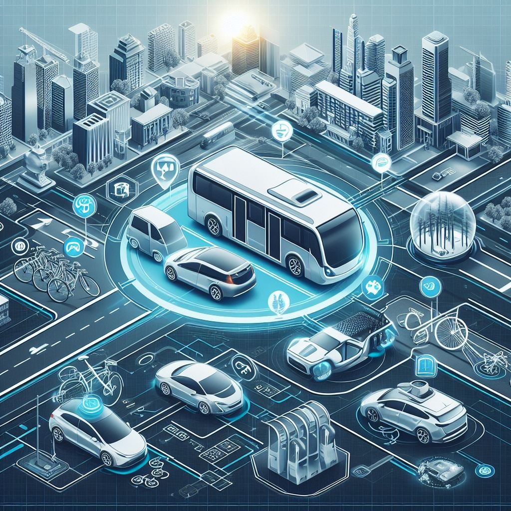 A map of a city with cars and buses featuring a congestion monitoring system.