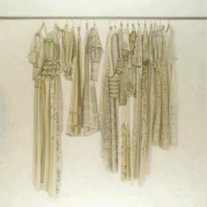 HOMMAGE AAN YVES SAINT LAURENT – 2007-2010 – OLIEVERF OP LINNEN – 130 X 130 CM