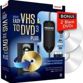 Roxio Easy VHS to DVD 3 Plus – VHS to DVD & Digital Converter
