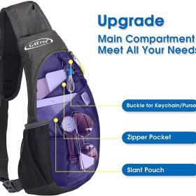 Alternative view of G4Free Compact Sling Bag – Purple