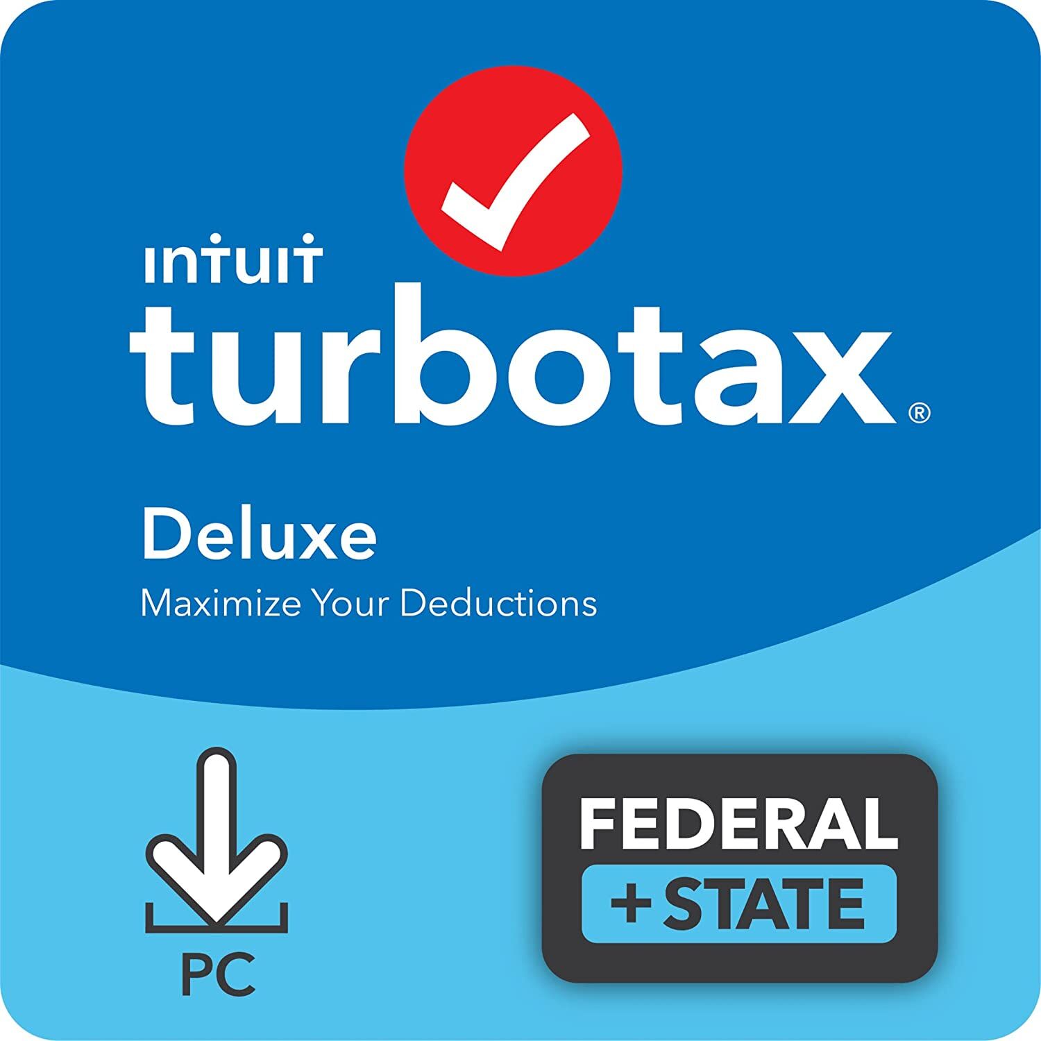 TurboTax Deluxe 2021 – Federal & One-State Tax Software