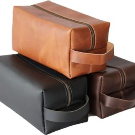 Londo Genuine Leather Travel Toiletry Organizer