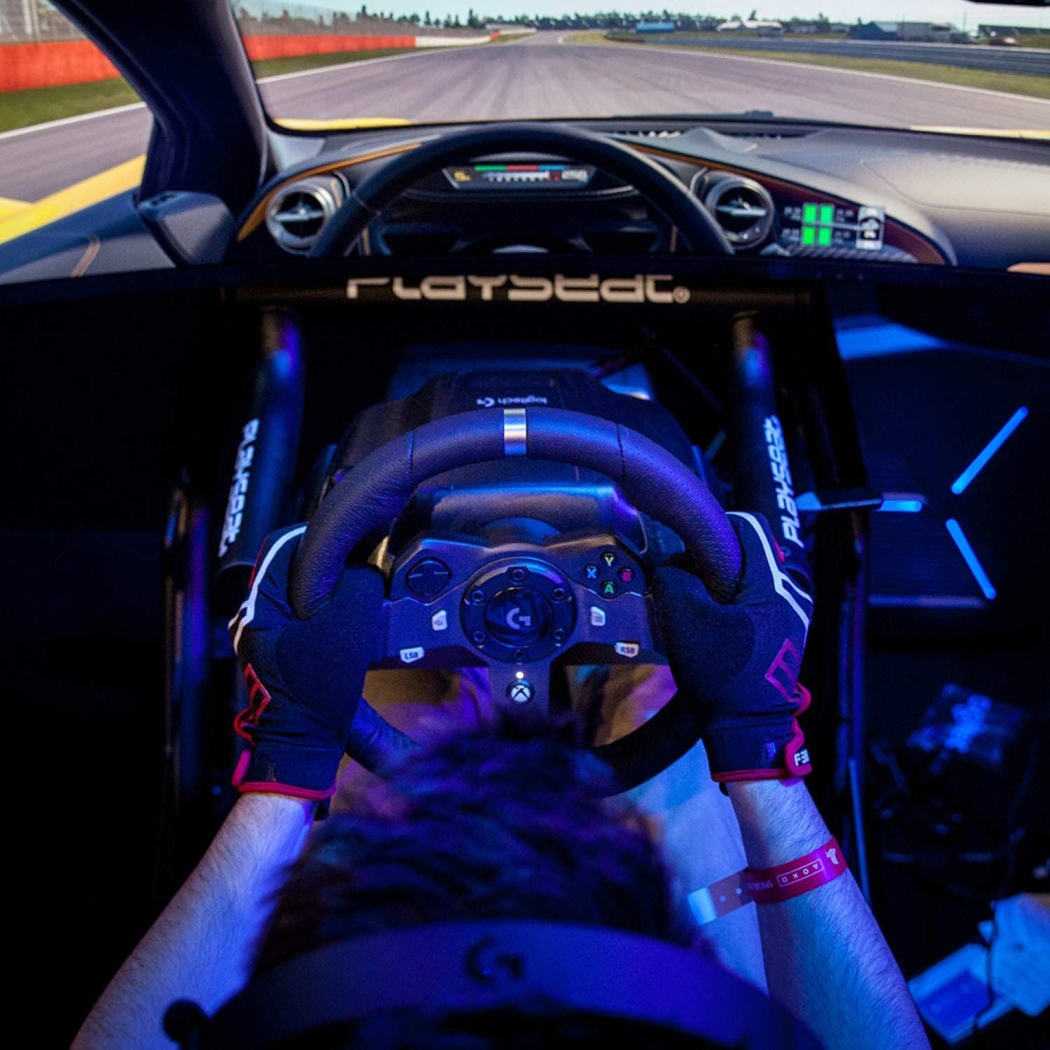 Alternative view of Logitech G920 Driving Force Racing Wheel and Floor Pedals