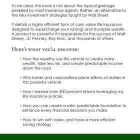 Alternative view of Money. Wealth. Life Insurance: A Tax-Free Bank for the Wealthy