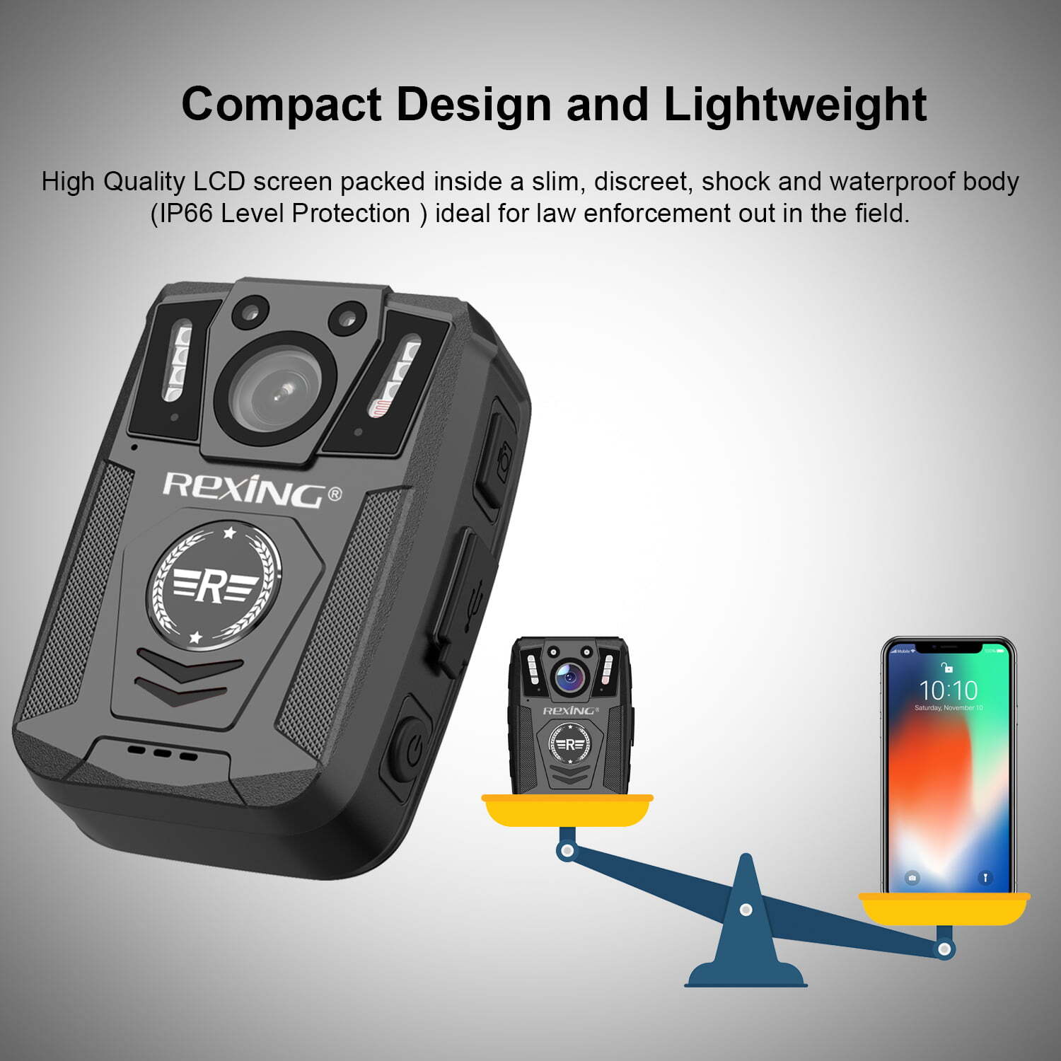 Rexing P2 FHD Body Camera 1080p Full HD With Type-C Port - Image 6