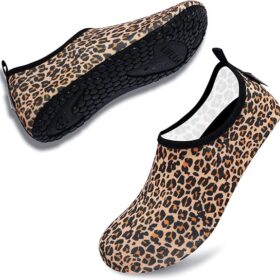 Alternative view of VIFUUR Water Sports Shoes for Male & Female – Leopard Orange