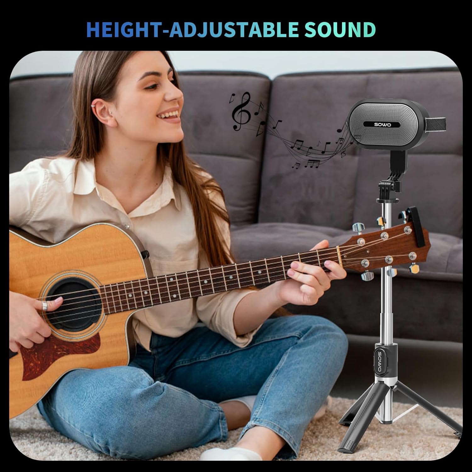 SOWO Dual Bluetooth Speakers with Adjustable Stands - Image 7