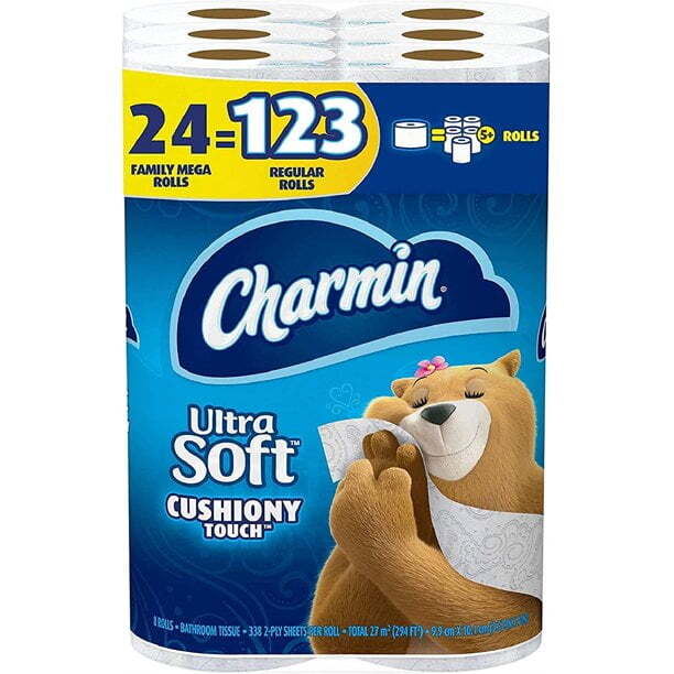 Charmin Ultra Soft Cushiony Touch Toilet Paper