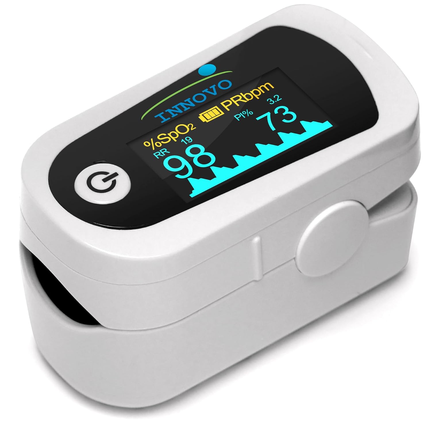 Alternative view of Innovo FSA/HSA Eligible iP900BP-B Fingertip Pulse Oximeter
