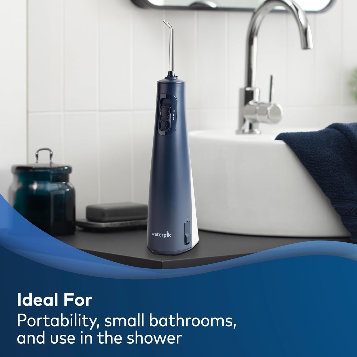 Waterpik Cordless Pulse Rechargeable Portable Water Flosser for Teeth - Image 3