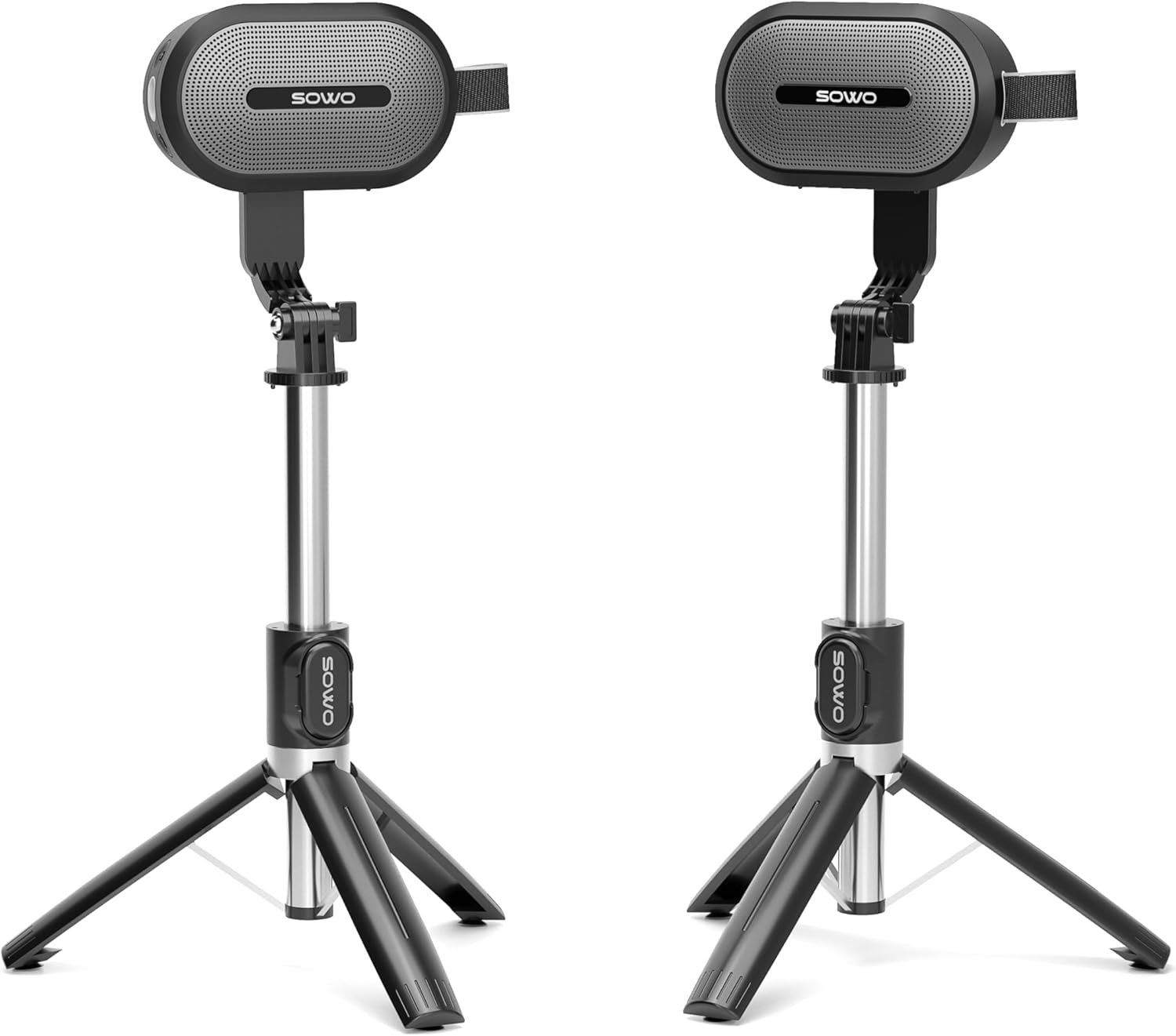 SOWO Dual Bluetooth Speakers with Adjustable Stands