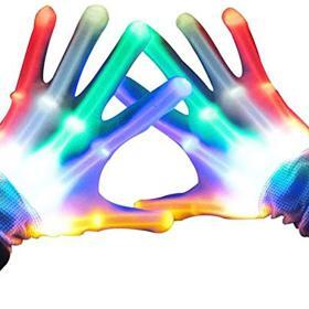 TOPTOY QCST01 LED Light‑Up Gloves for Kids