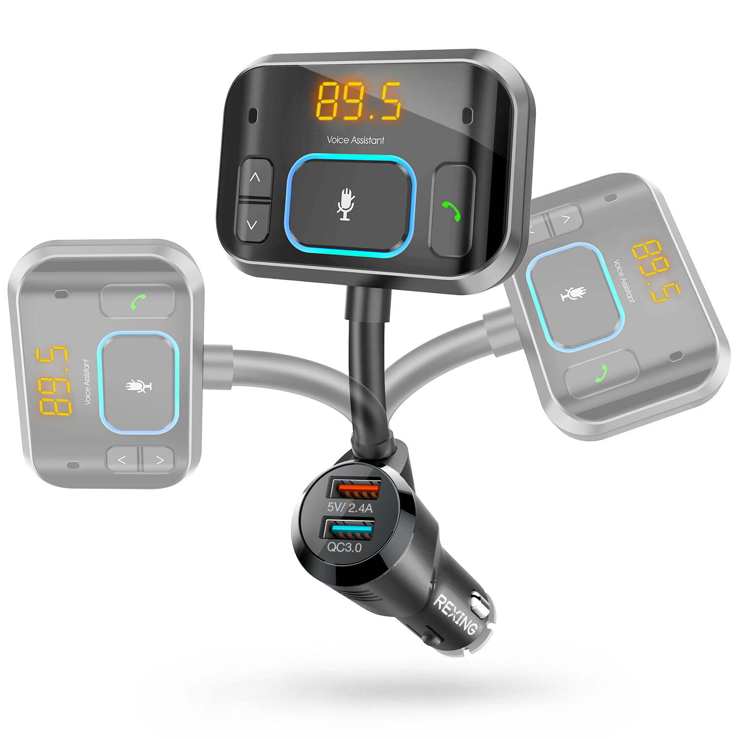 Rexing FMVC2 Bluetooth 5.0 FM Transmitter