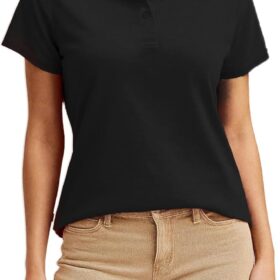 Alternative view of Decrum Women’s Ribbed Pique Polo Shirt