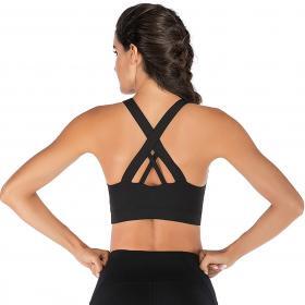 RUNNING GIRL Criss-Cross Back Medium-Support Sports Bra