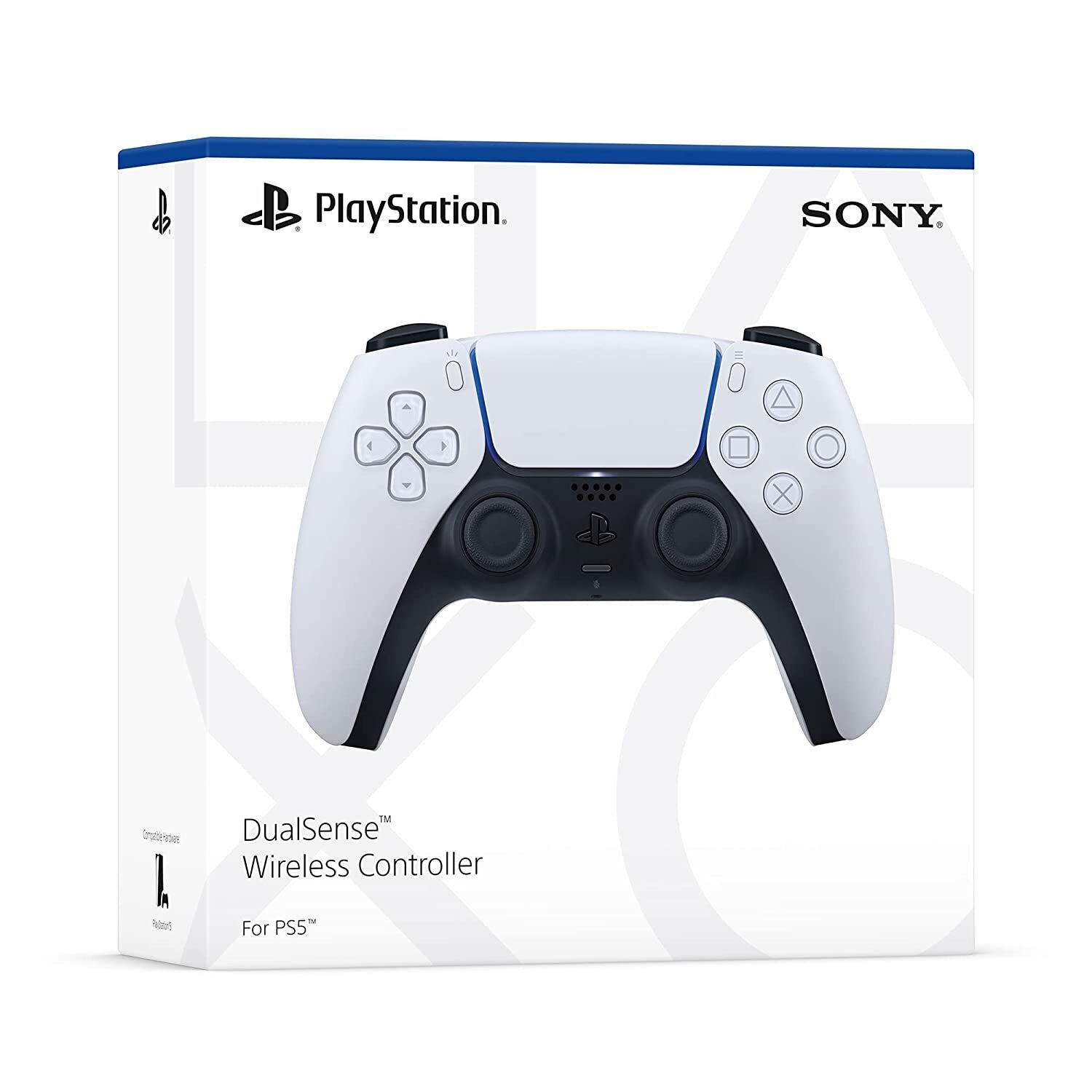 Alternative view of PlayStation DualSense® Wireless Controller – White