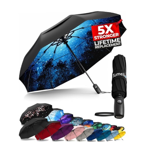 TUMELLA Windproof Travel Umbrella