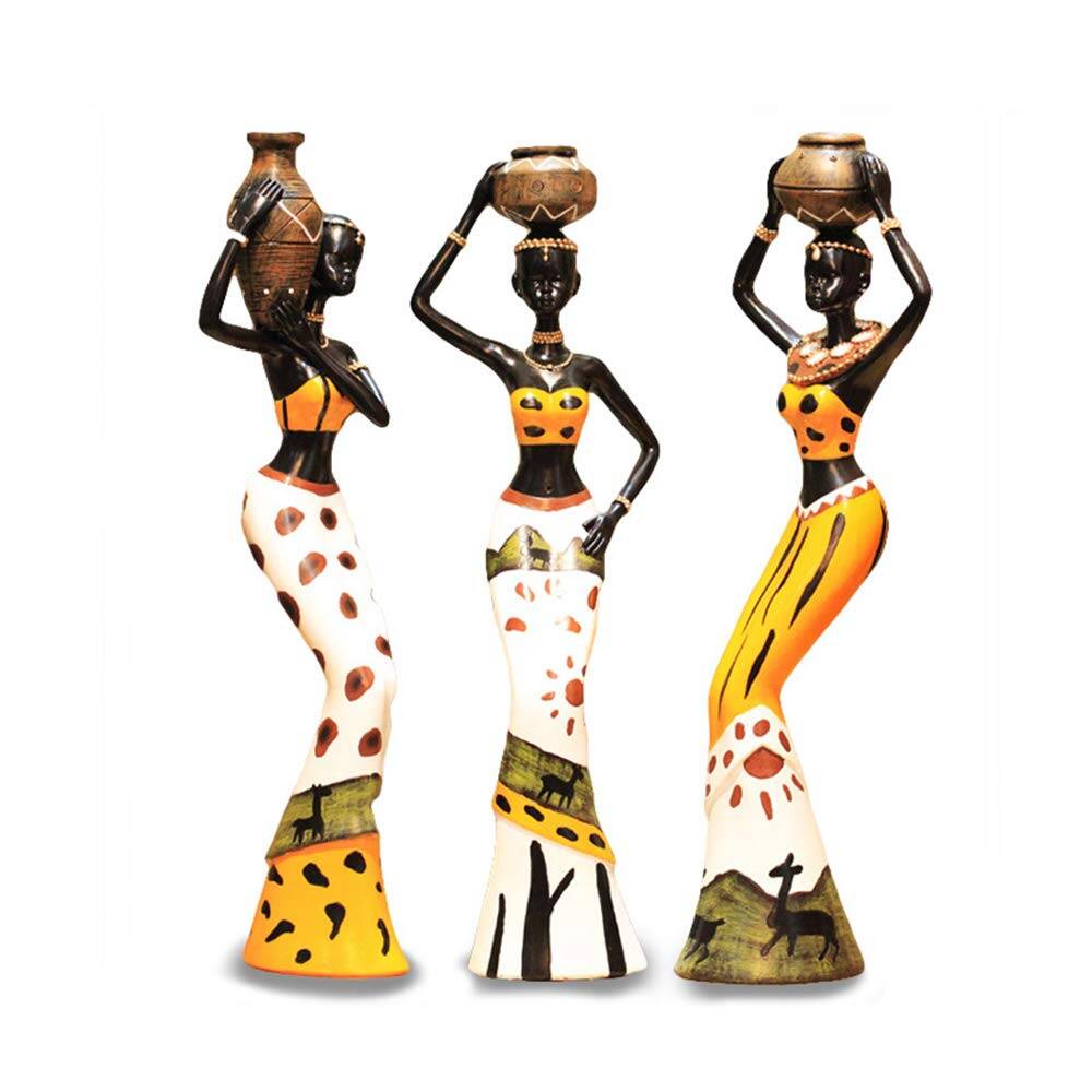 Rayberro 3 Pack African Women Sculpture