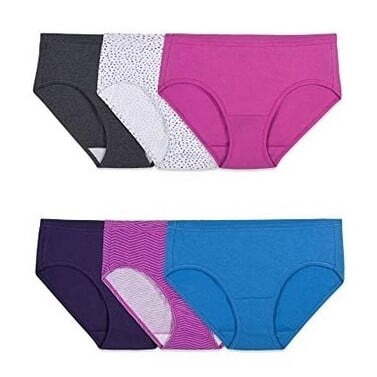 Fruit of the Loom Women's Cotton Blend Low Rise Brief