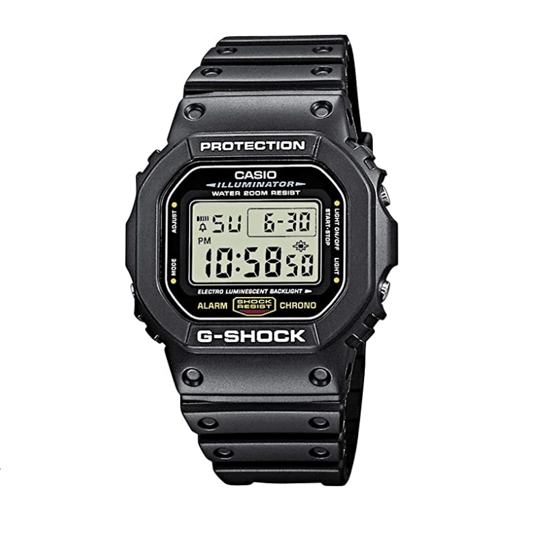 Casio Men's G-Shock Quartz Watch with Resin Strap, Black