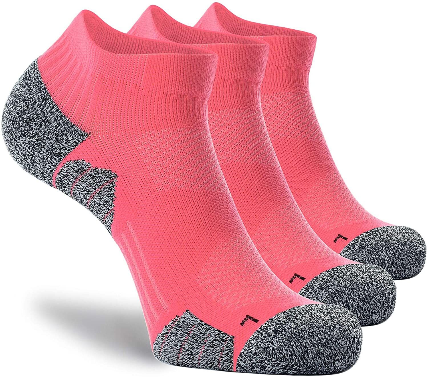 Unisex Cushioned Compression Athletic Ankle Socks Multipack - Image 2