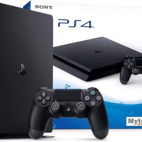 Alternative view of PlayStation 4 Slim 1TB Console – Black