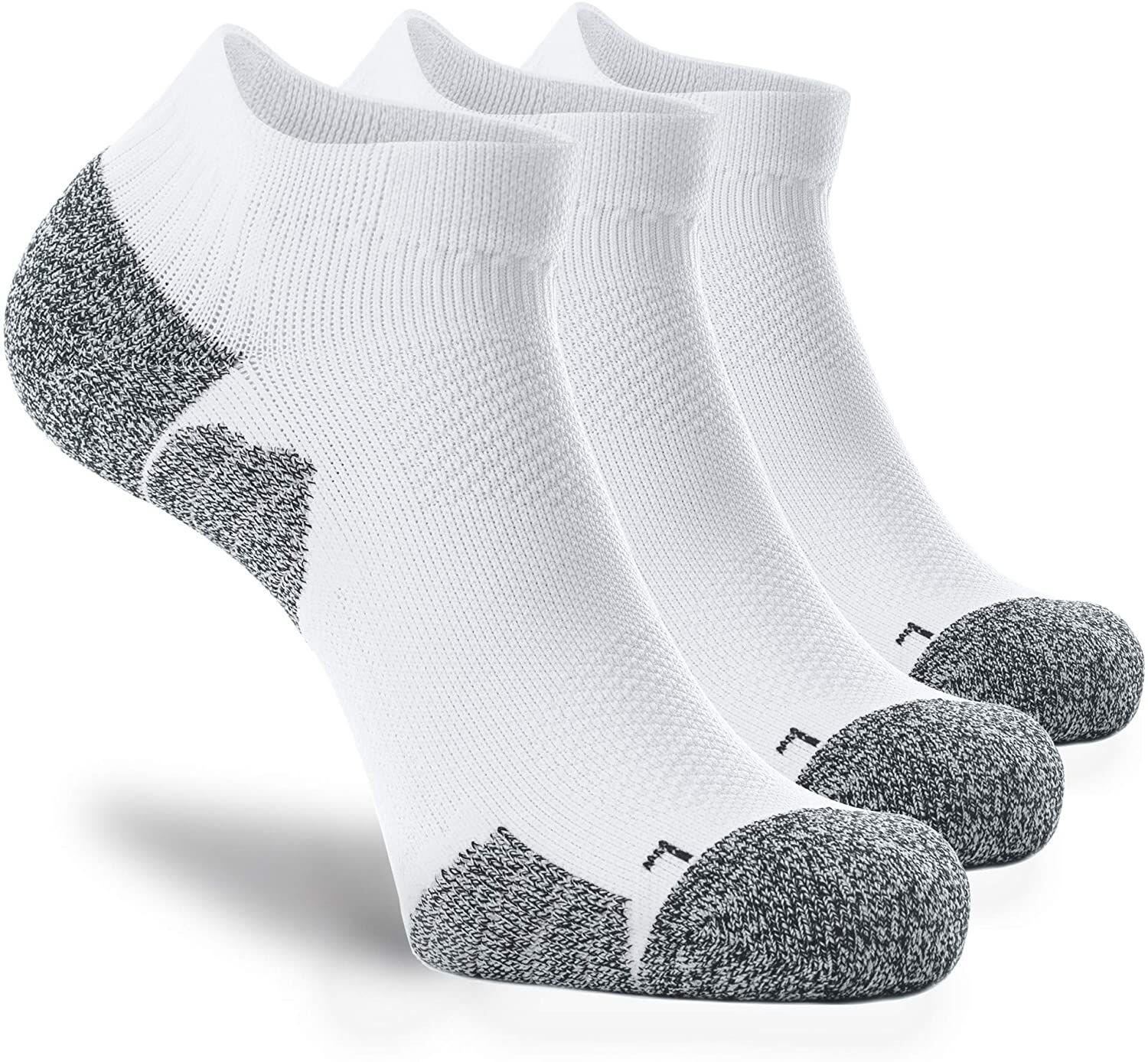 Unisex Cushioned Compression Athletic Ankle Socks Multipack - Image 3