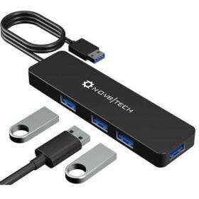 NOV8Tech 4-Port USB 3.0 Hub Splitter