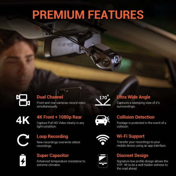 Rexing V1P 4K Dual‑Channel Dash Cam - Image 2