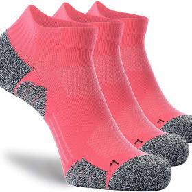 Alternative view of Multipack Unisex Cushioned Compression Athletic Ankle Socks