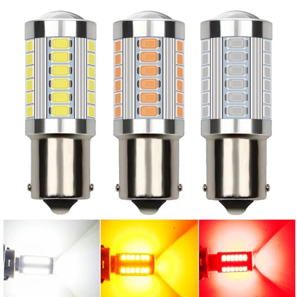 Amber LED Turn Signal Bulb Kit for Cars