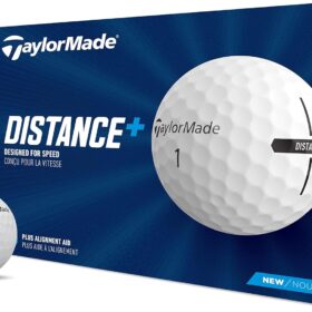 TaylorMade 2021 Distance Plus Golf Balls | 12pk - White