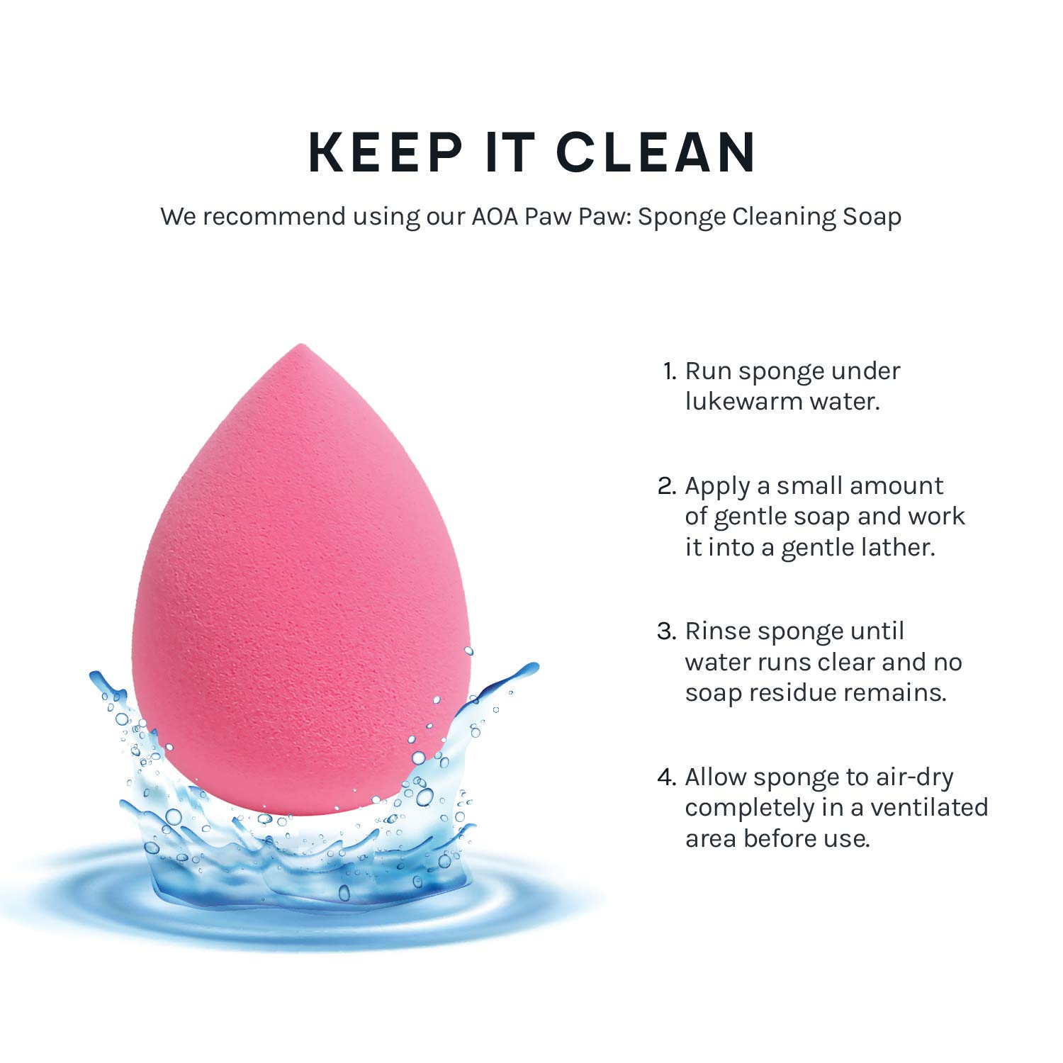 AOA Studio Collection makeup Sponge Set - Image 8