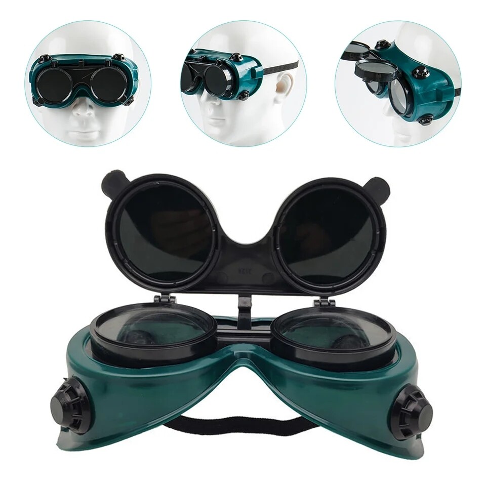 Flip‑Up Double‑Layer Welding Safety Goggles with View Protector - Image 2