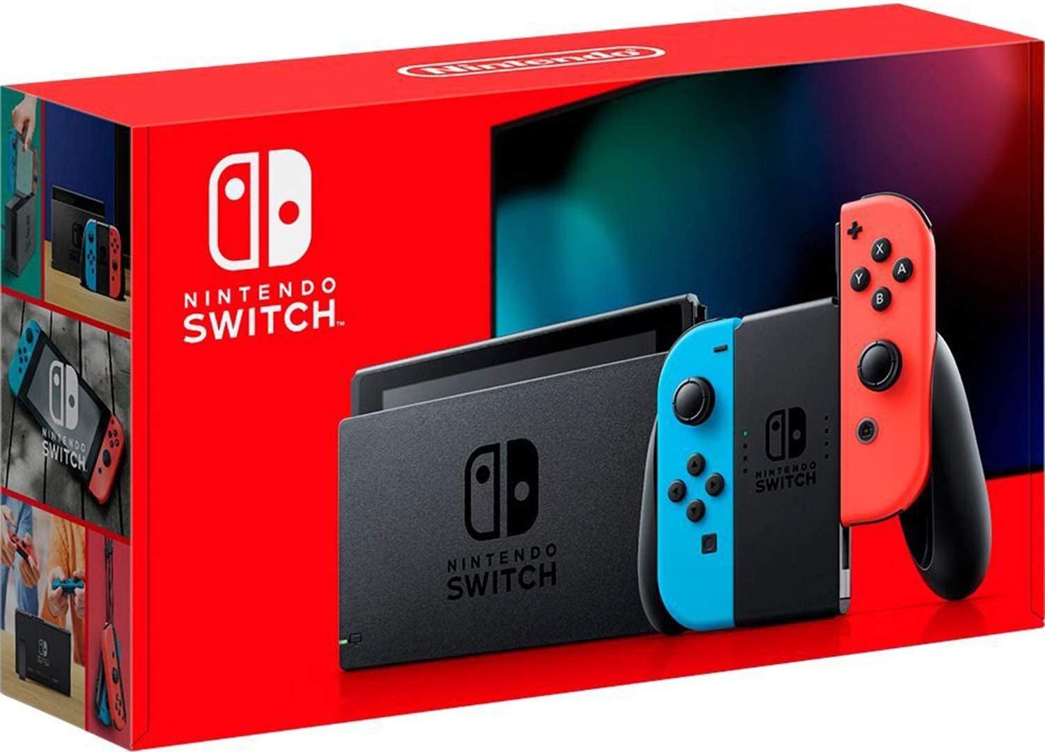 Nintendo Switch with Neon Blue and Neon Red Joy‑Con - Image 5