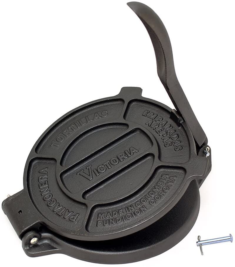 Victoria 8-Inch Cast Iron Tortilla Press - Image 2