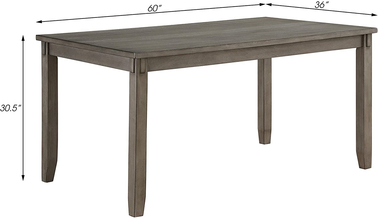 Lexicon Brielle 6-Piece Kitchen Dining Table Set - Image 4