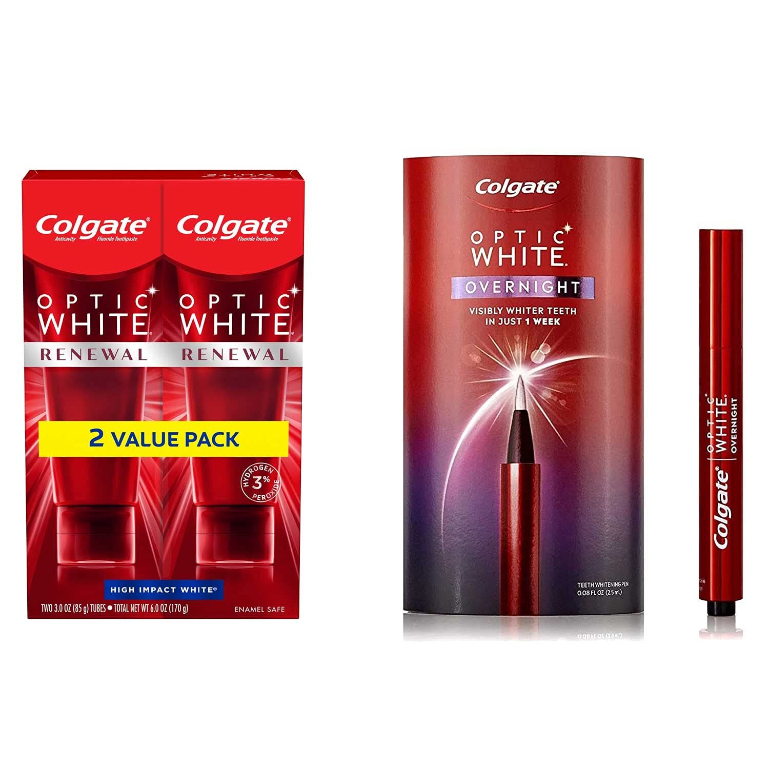 Colgate Optic White Renewal Whitening Toothpaste - Image 7