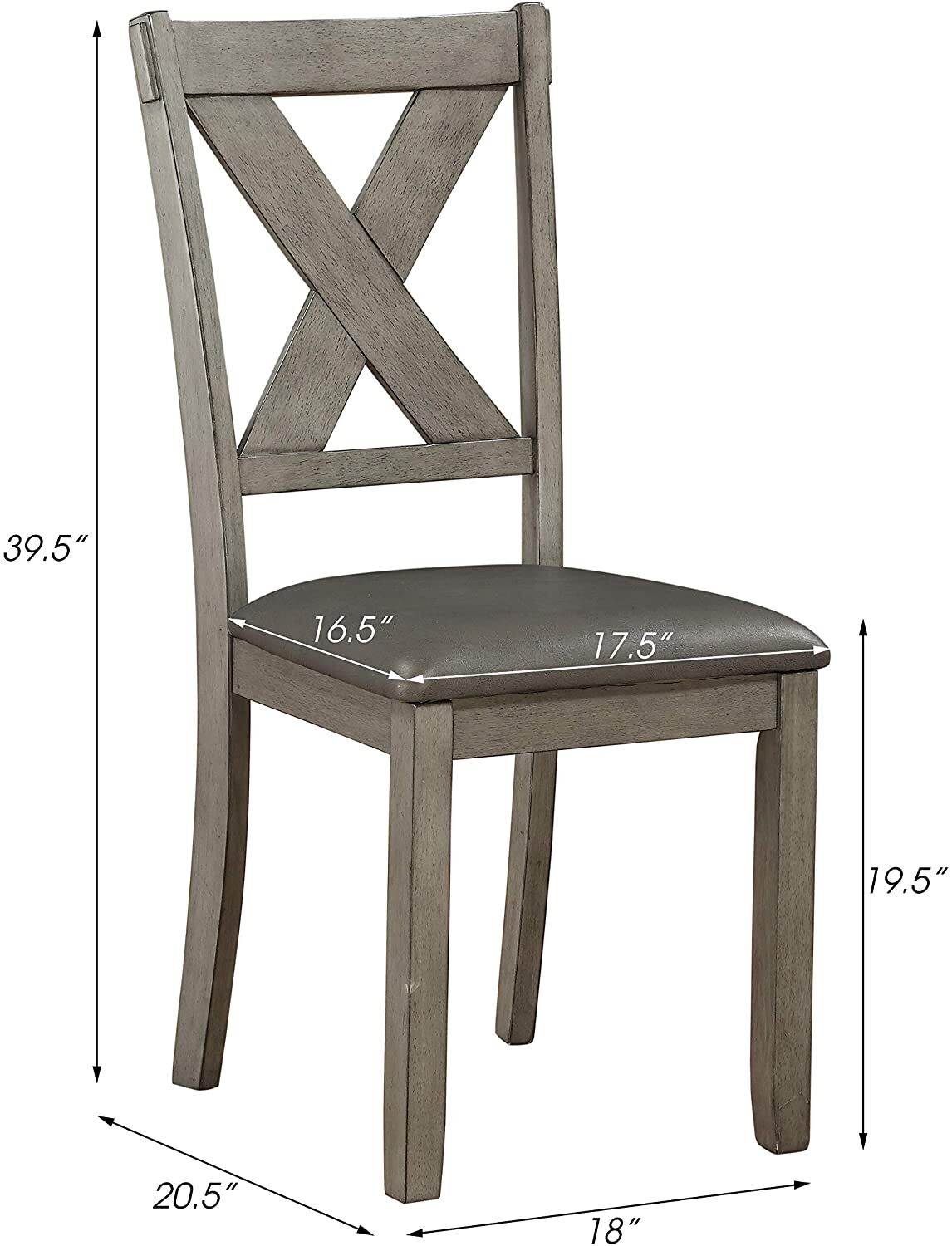 Lexicon Brielle 6-Piece Kitchen Dining Table Set - Image 3