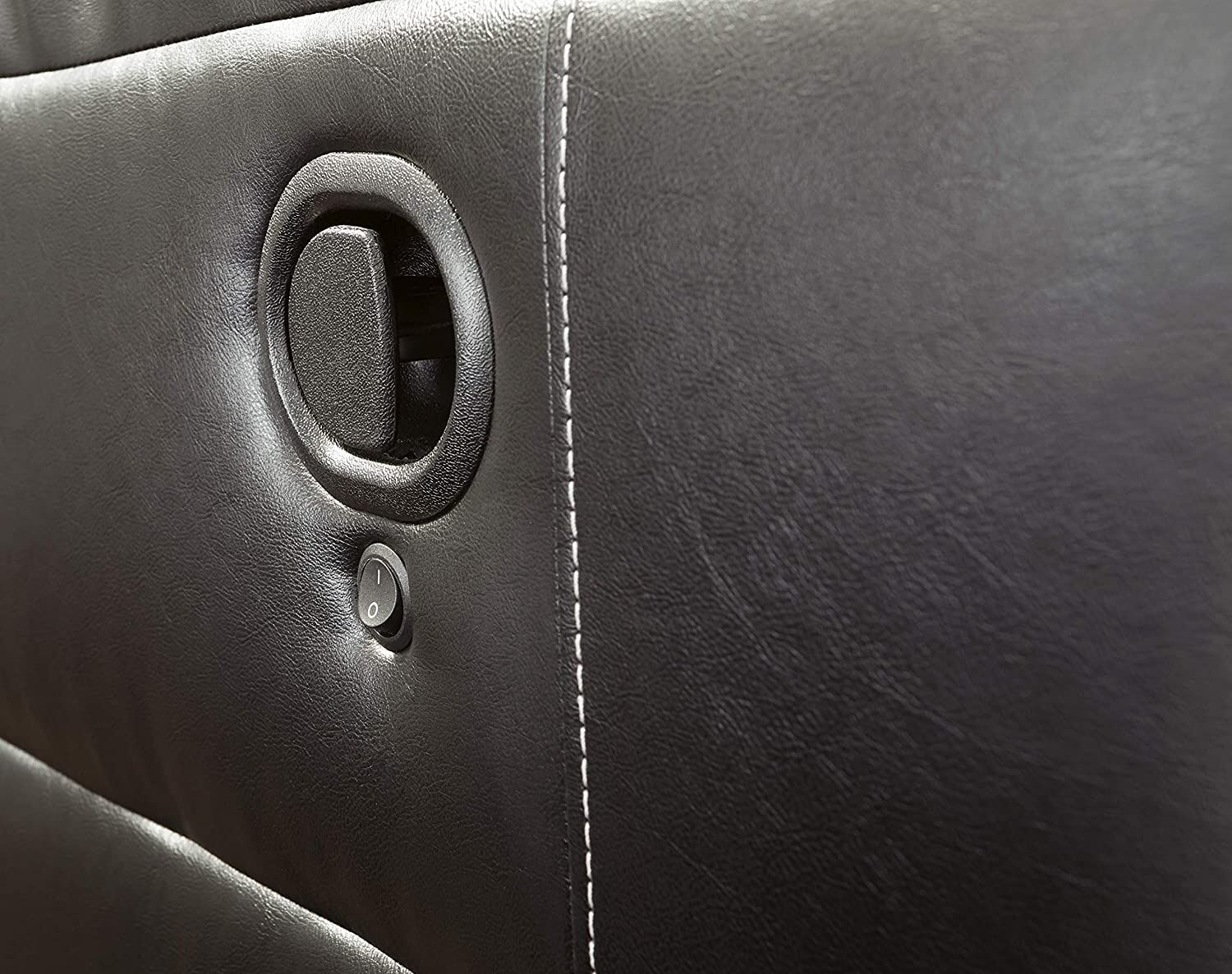 Signature Design by Ashley Kempten Faux Leather Reclining Sofa - Image 2