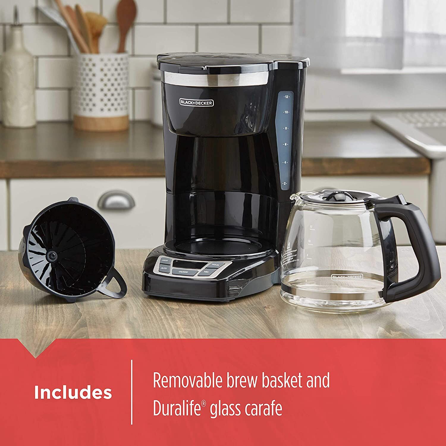 BLACK+DECKER 12-Cup Digital Coffee Maker - Image 5