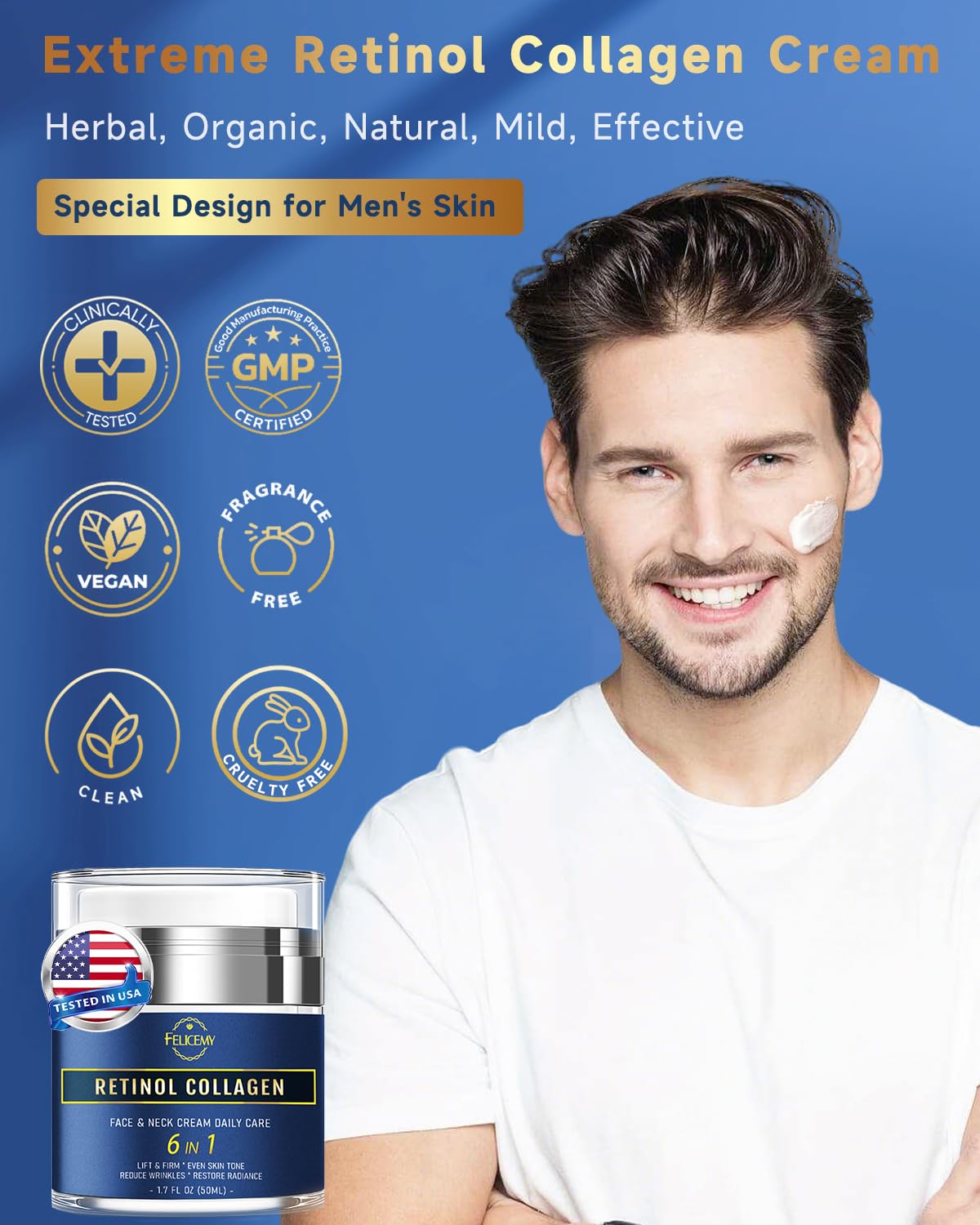 Felicemy 6-in-1 Face Cream for Men - Image 3