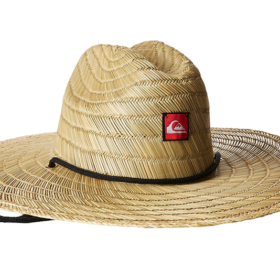 Alternative view of Quiksilver Men's Pierside Lifeguard Beach Sun Straw Hat