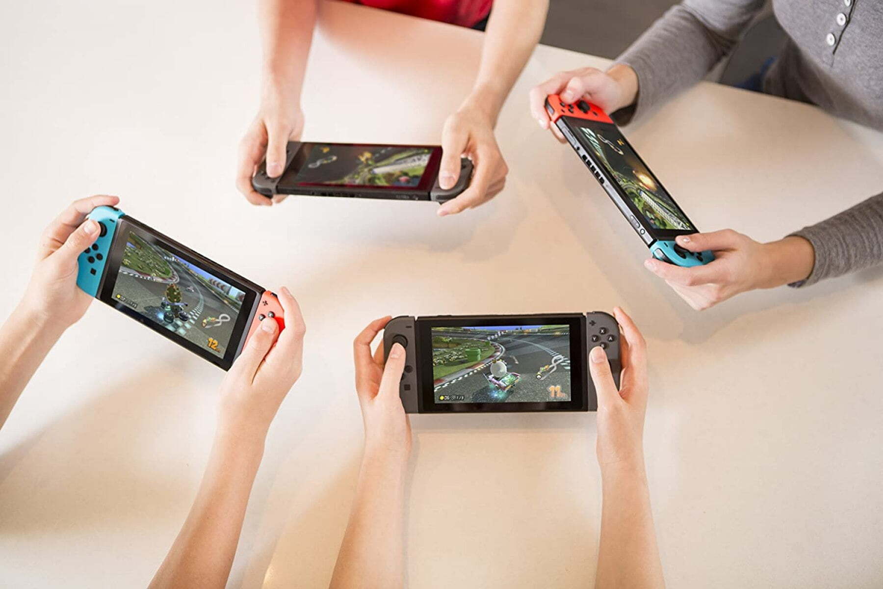 Nintendo Switch with Neon Blue and Neon Red Joy‑Con - Image 7